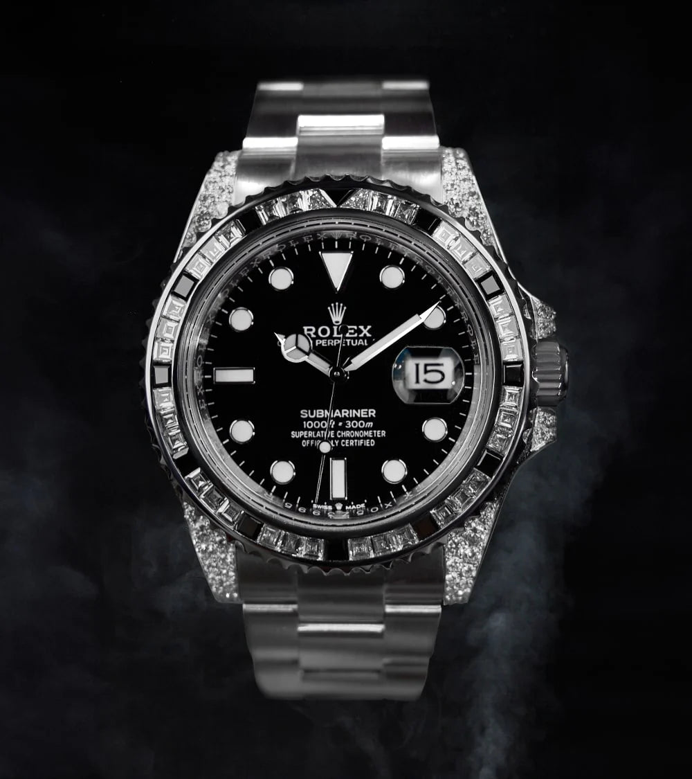 INSPIREDLUX Oyster Perpetual DateJust Black Dial