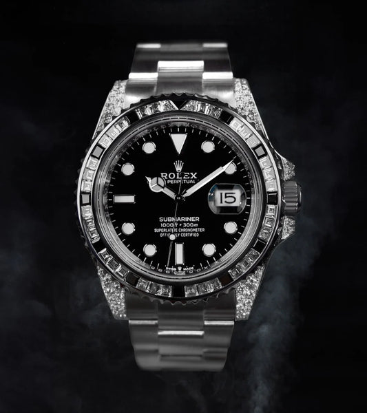 INSPIREDLUX Oyster Perpetual DateJust Black Dial