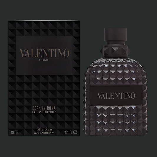 InspiredLux Valentino Born in Roma Rockstud Noir
